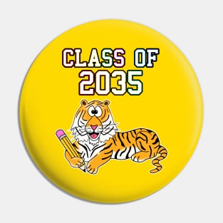 Class Of 2035 Tiger First Day Of School Pin