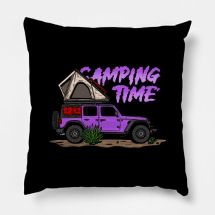 Jeep Design - Purple Pillow