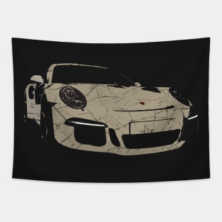 porsche GT3 - vintage Tapestry