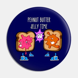 Peanut Butter & Jelly Besties Pin