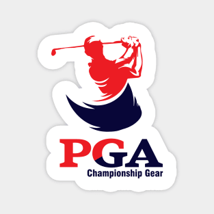 PGA Championship Gear Magnet