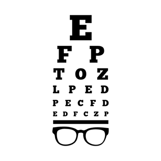 Eye Chart Optometrist T-Shirt