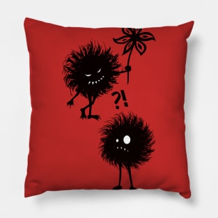 Evil Bugs Friends - Funny Cute Characters Pillow