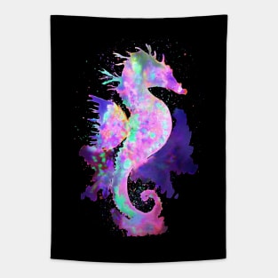 Magic Seahorse Space Nebula Tapestry