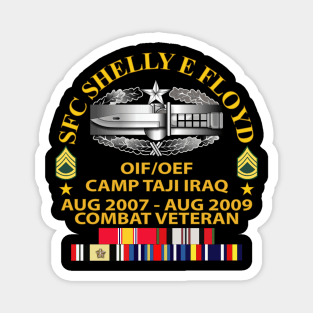 US Army - SFC SHELLY E FLOYD - Arc - OIF-OEF - Iraq w dates - 2nd Awd CAB -SFC w SVC Magnet