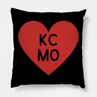 I Love Kansas City Vintage Heart Design Pillow