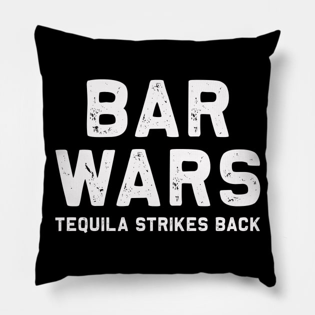 Bar Wars Tequila Strikes Back | Drinking | Ale | IPA | Gift Pillow by MerchMadness