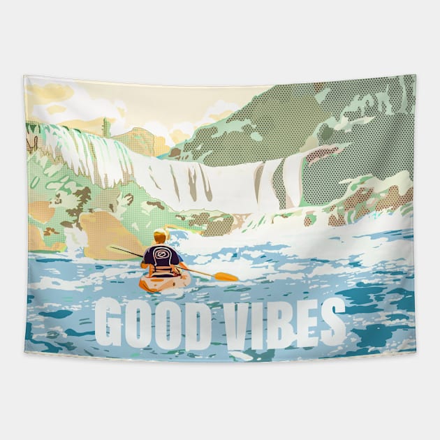 Good vibes with Kayak Tapestry by Mimie20