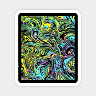 Psychedelic Pattern Magnet