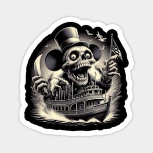 Steamboat Scares: Willie's Horror Show T-Shirt Magnet