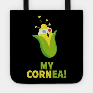 My Cornea | Funny Corn Puns | 3d Glasses Tote