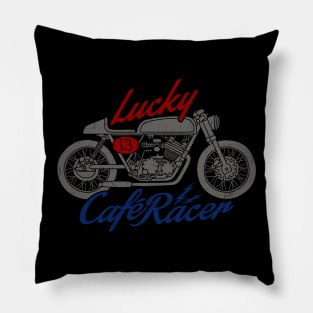 Lucky 13 Caferacer Pillow