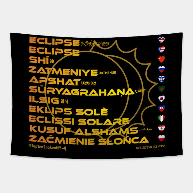 ECLIPSE: Say ¿Qué? Top Ten Spoken (New York) Tapestry by Village Values