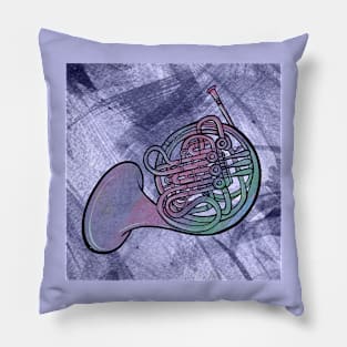 French Horn Pillow