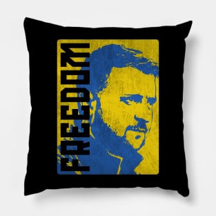 Freedom for Zelensky by Buck Tee Originals Pillow