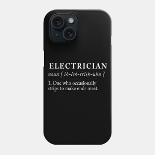 Electrician Definition Phone Case