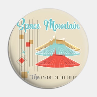 Space Mtn - Mid Century Modern - The Symbol of the Future Pin