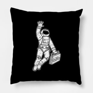 Out of Space - Black & White Pillow