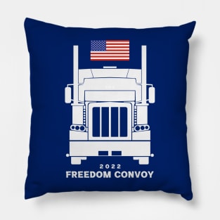 USA freedom convoy Pillow