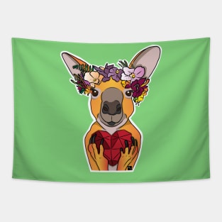 Kangaroo Heart Tapestry