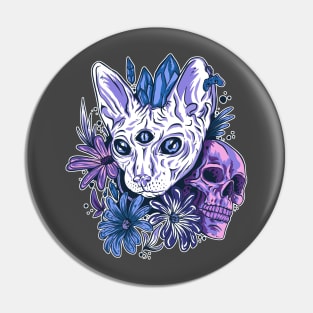 Vapor Cat Pin