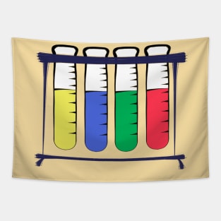 Test Tube Shelf Tapestry