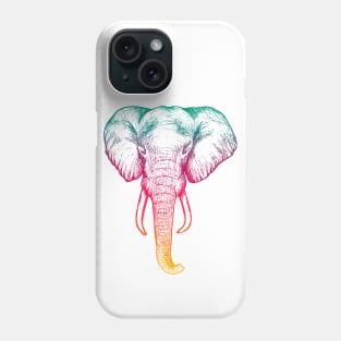 Holographic elephant Phone Case