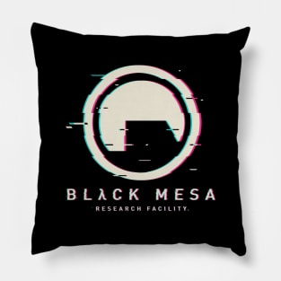 Black Mesa Research Facility Glitch Pillow