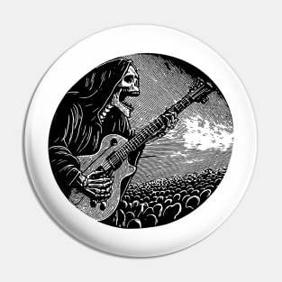 Death guitar Pin