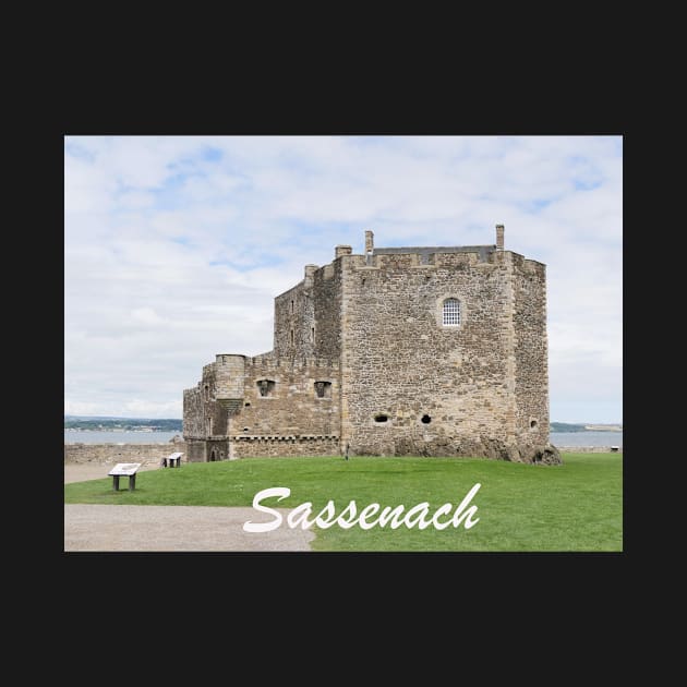 Blackness Castle - Fort William in Outlander by goldyart