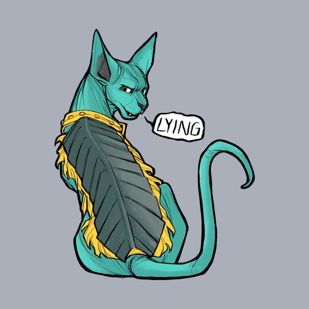 Lying Cat 01 by AjaMajor 