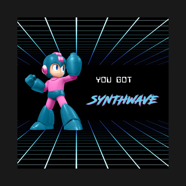 Megaman Synthwave get by EliWhitney1985