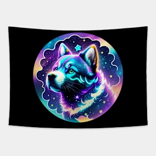 Dog Galaxy Cute Kawaii Dog Lovers Dog Mom Gift Tapestry