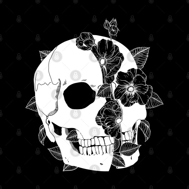 Skull Roses by Forfeit Club