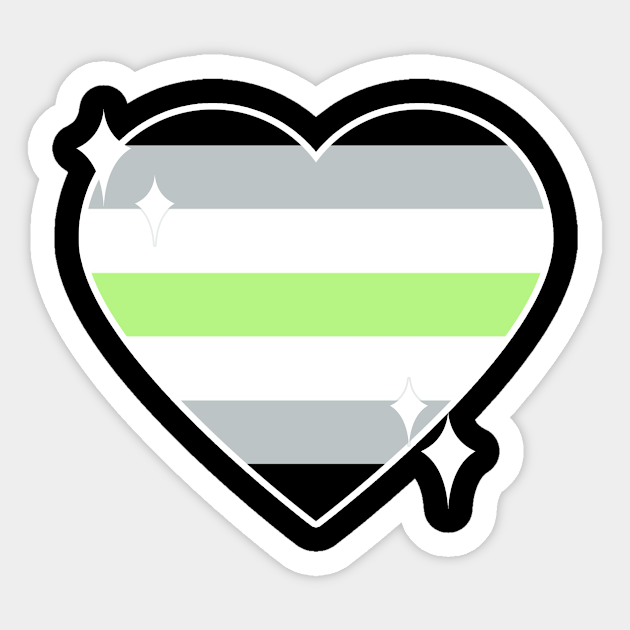 Kawaii Pride Collection Agender Agender Pride Sticker Teepublic