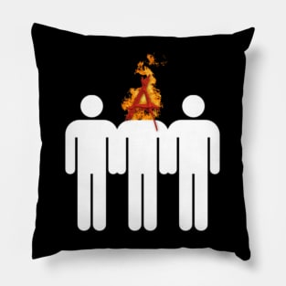 Stand Out - Born Different design (White Logo) Pillow