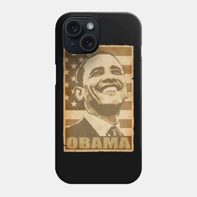 Barack Obama Smile Propaganda Poster Pop Art Phone Case by Nerd_art