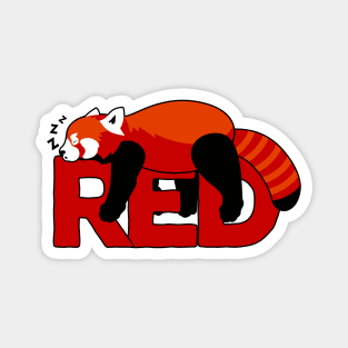 Red Panda Magnet