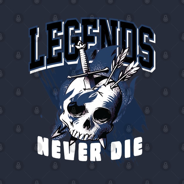 Legends Never Die Brave Blue by funandgames