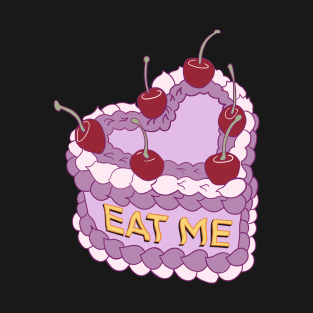 Purple Cake Eat Me T-Shirt