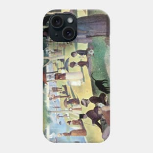 A Sunday Afternoon by Georges Seurat Phone Case