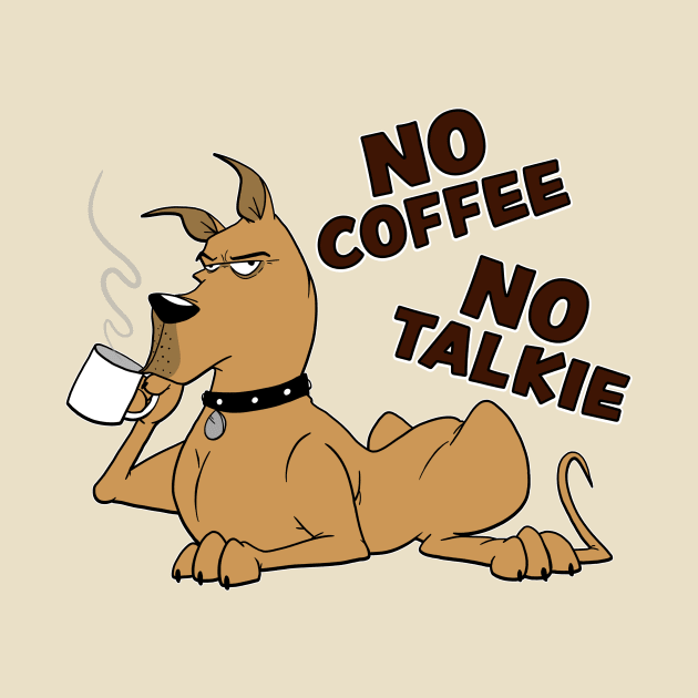 No Coffee No Talkie by DaleToons