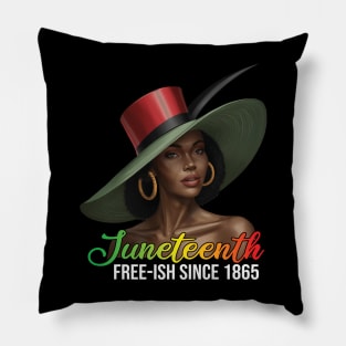 Juneteenth | Free-Ish Since 1865 Pillow