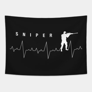Sniper Heartbeat Shooting CSGO PUBG Gaming Tapestry