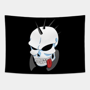 Spike Skull Tapestry