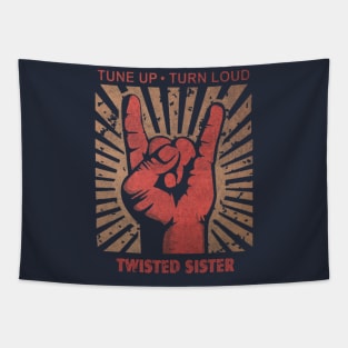 Tune up . Turn loud Twisted Sister Tapestry