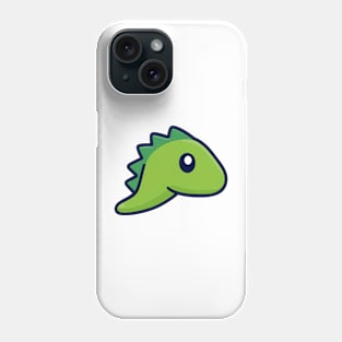 green baby dino Phone Case