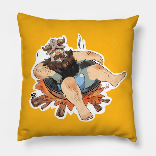 Senshi Dungeon Meshi Pillow by ghury13