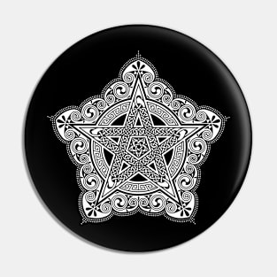 Celtic Wiccan Star Pin