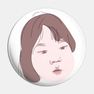 Baby face Pin